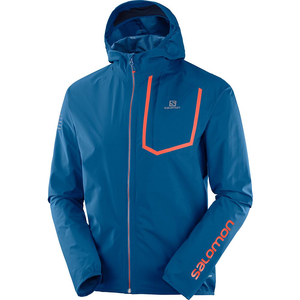 Salomon BONATTI PRO WP JKT M Chaquetas Hombre - Azules - Colombia (78013-RFYB)